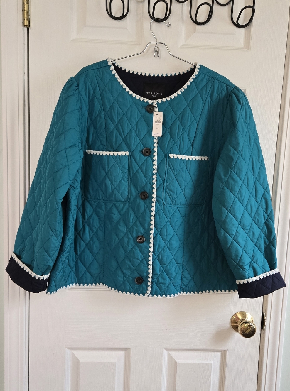 Talbots NEW Quilted Jacket. 1X